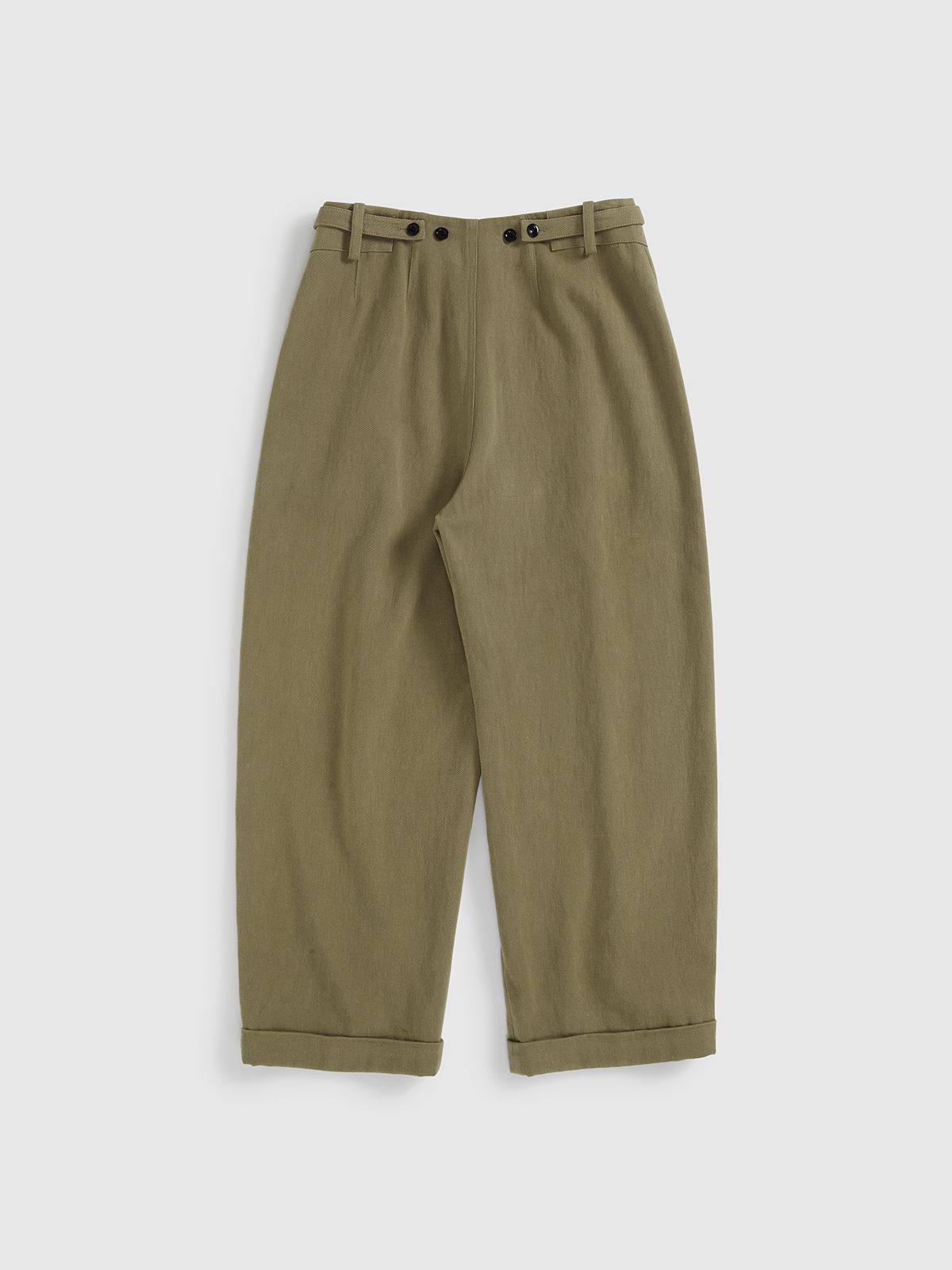 Cuffed Pleat Trousers - 8