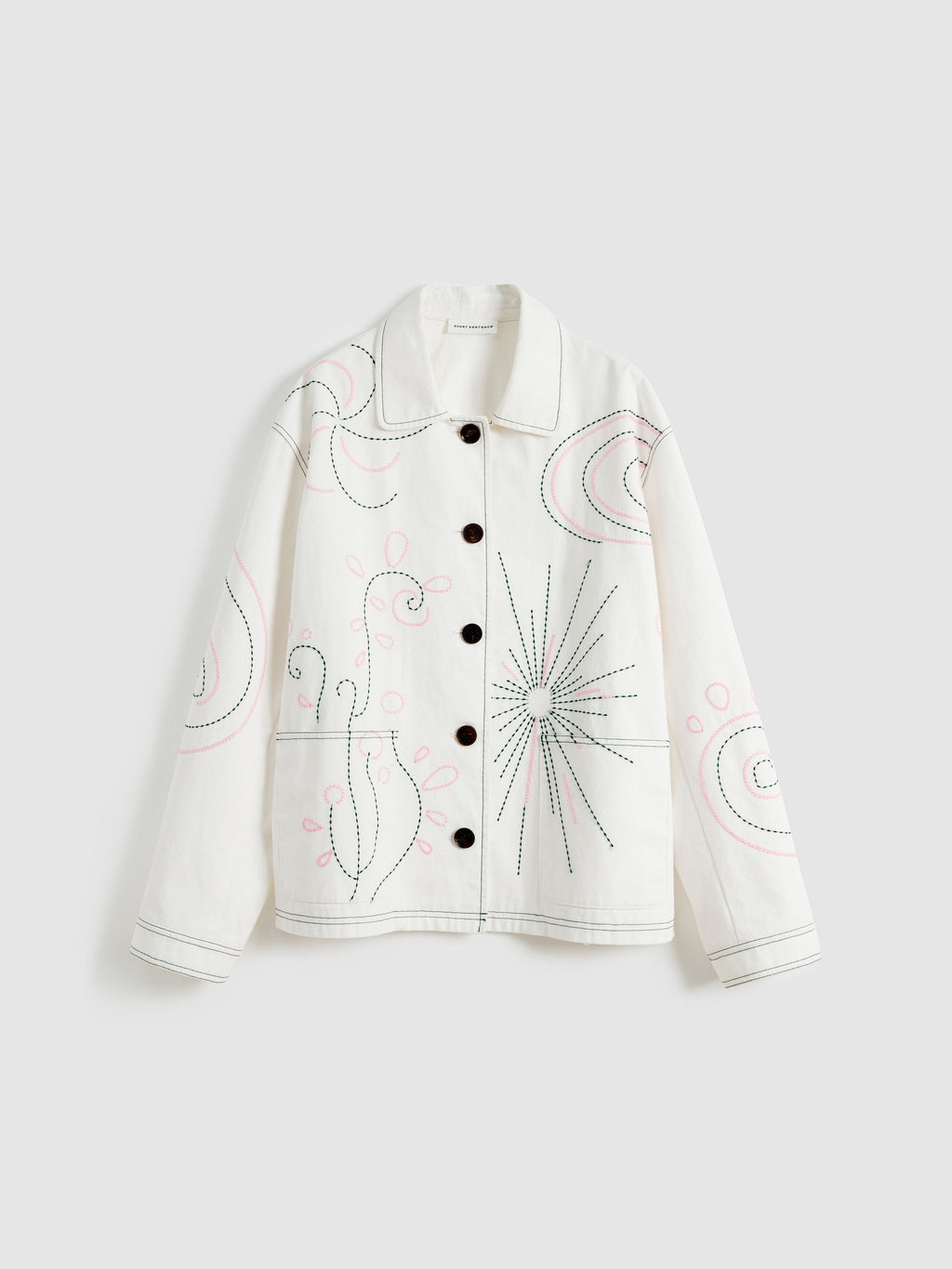 Embroidered Cargo Jacket - 6