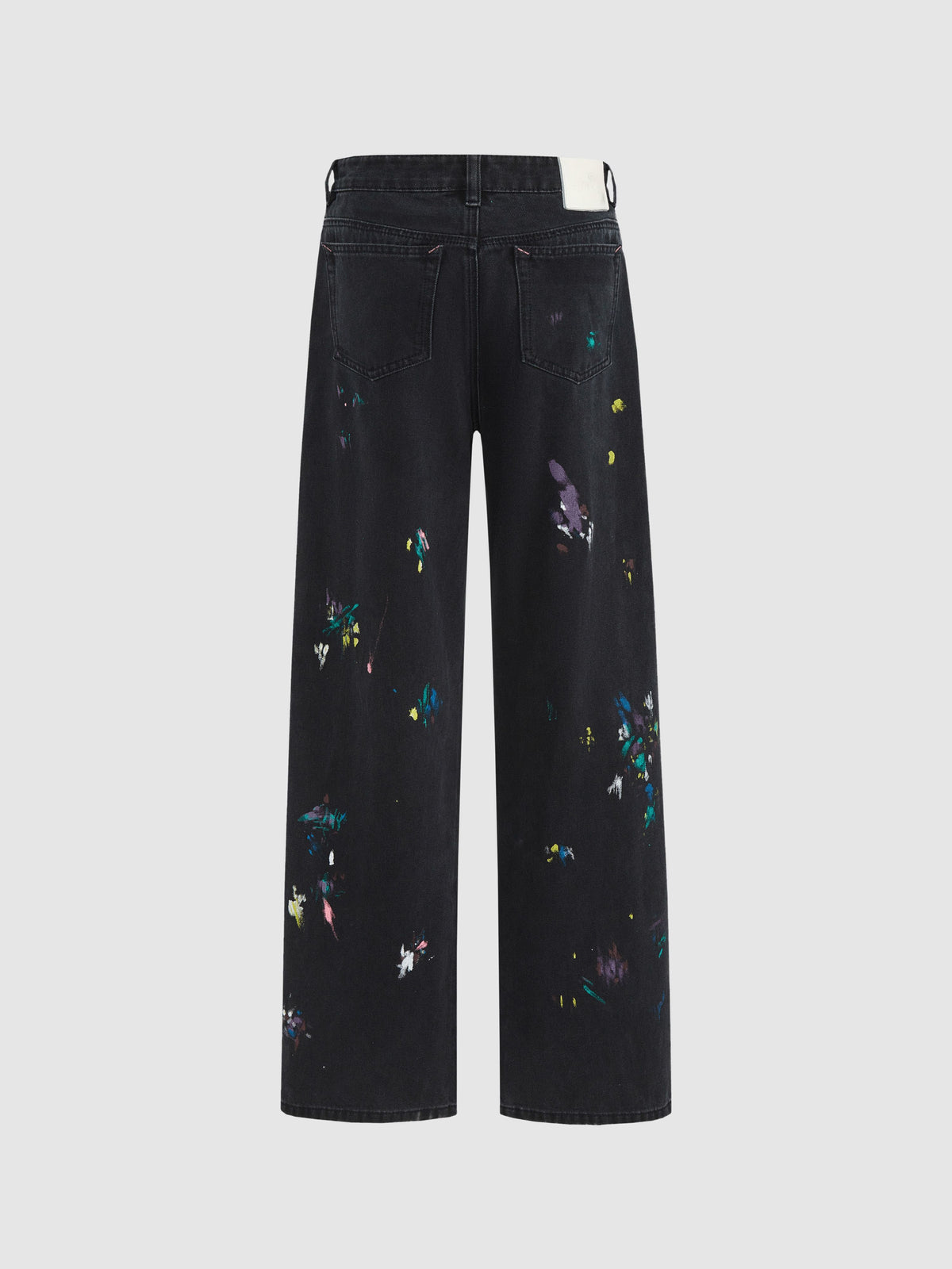 Mid-rise Straight Painter’s Jeans - 8