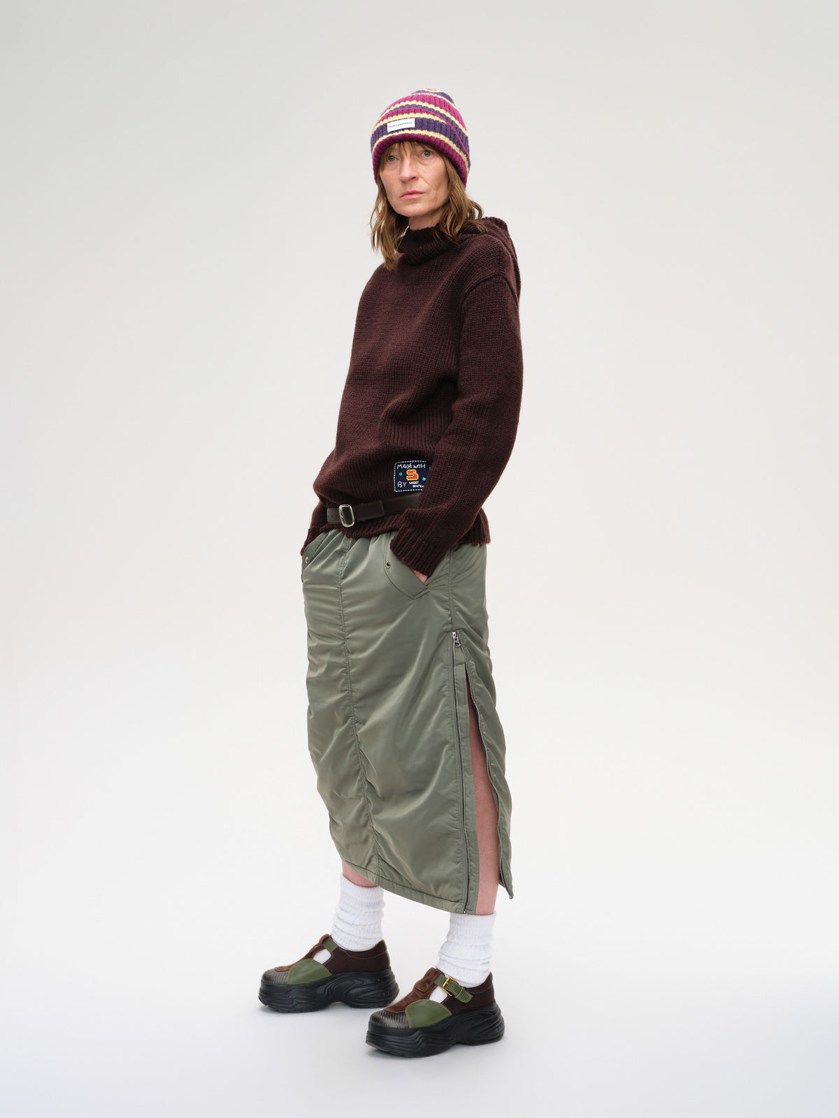 Padded Straight Skirt - 3