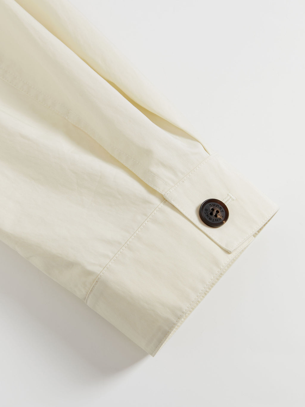 Scarf Collar Cropped Trench Coat - 7