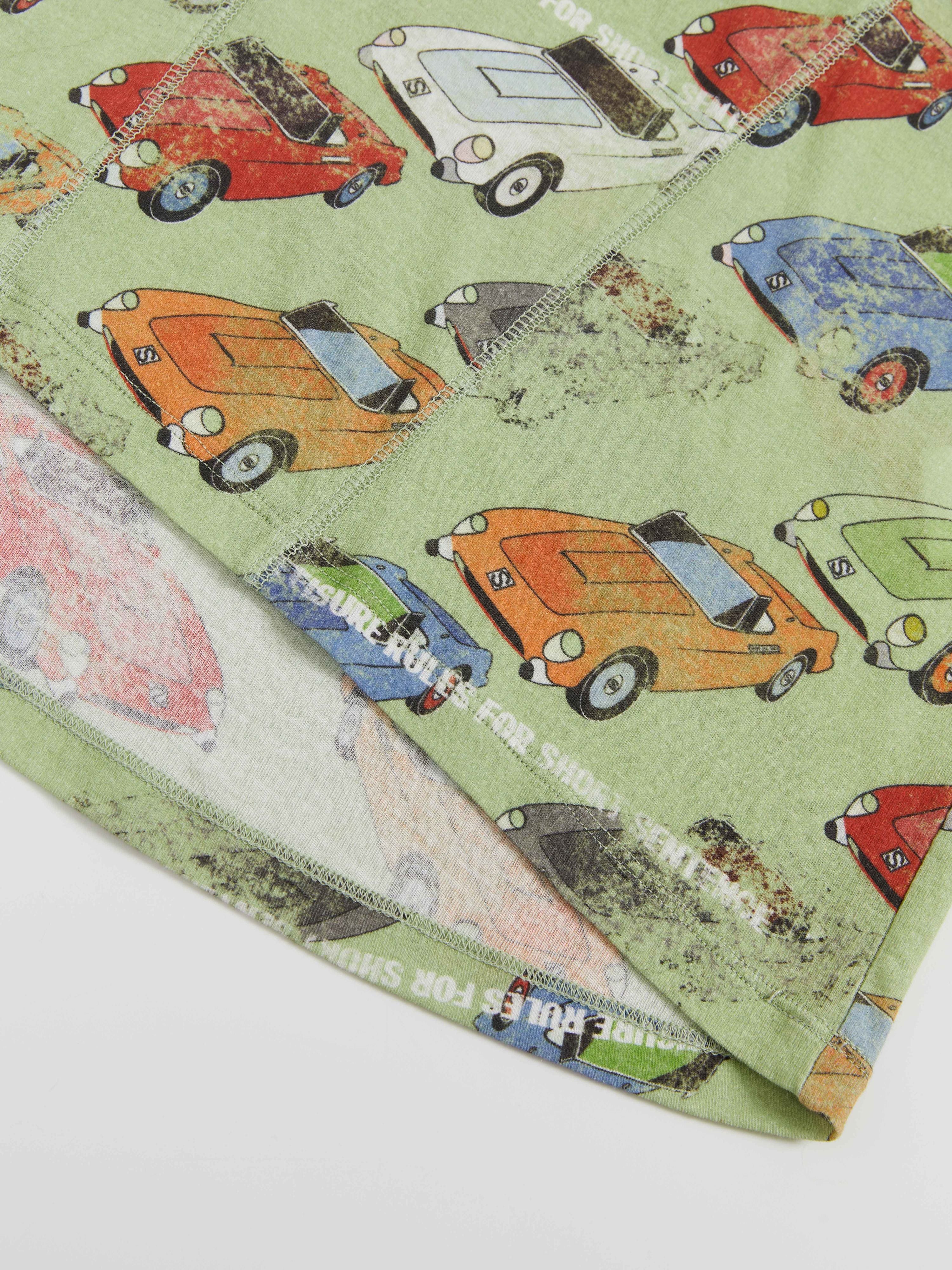 Oversized Car‑Print T‑shirt - 7