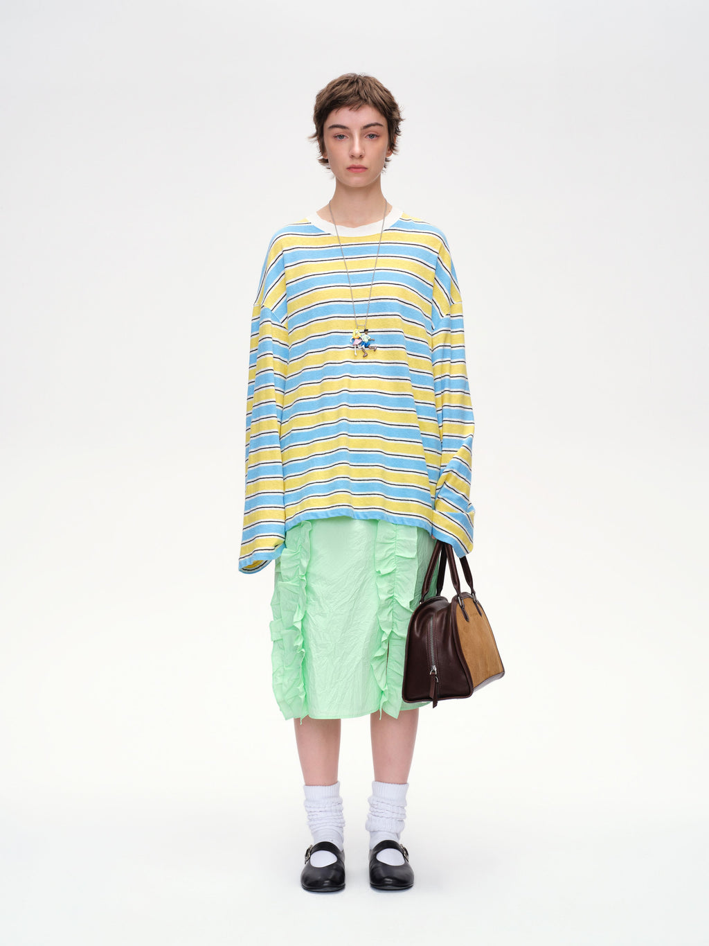 Cotton Linen Stripe Tee - 2