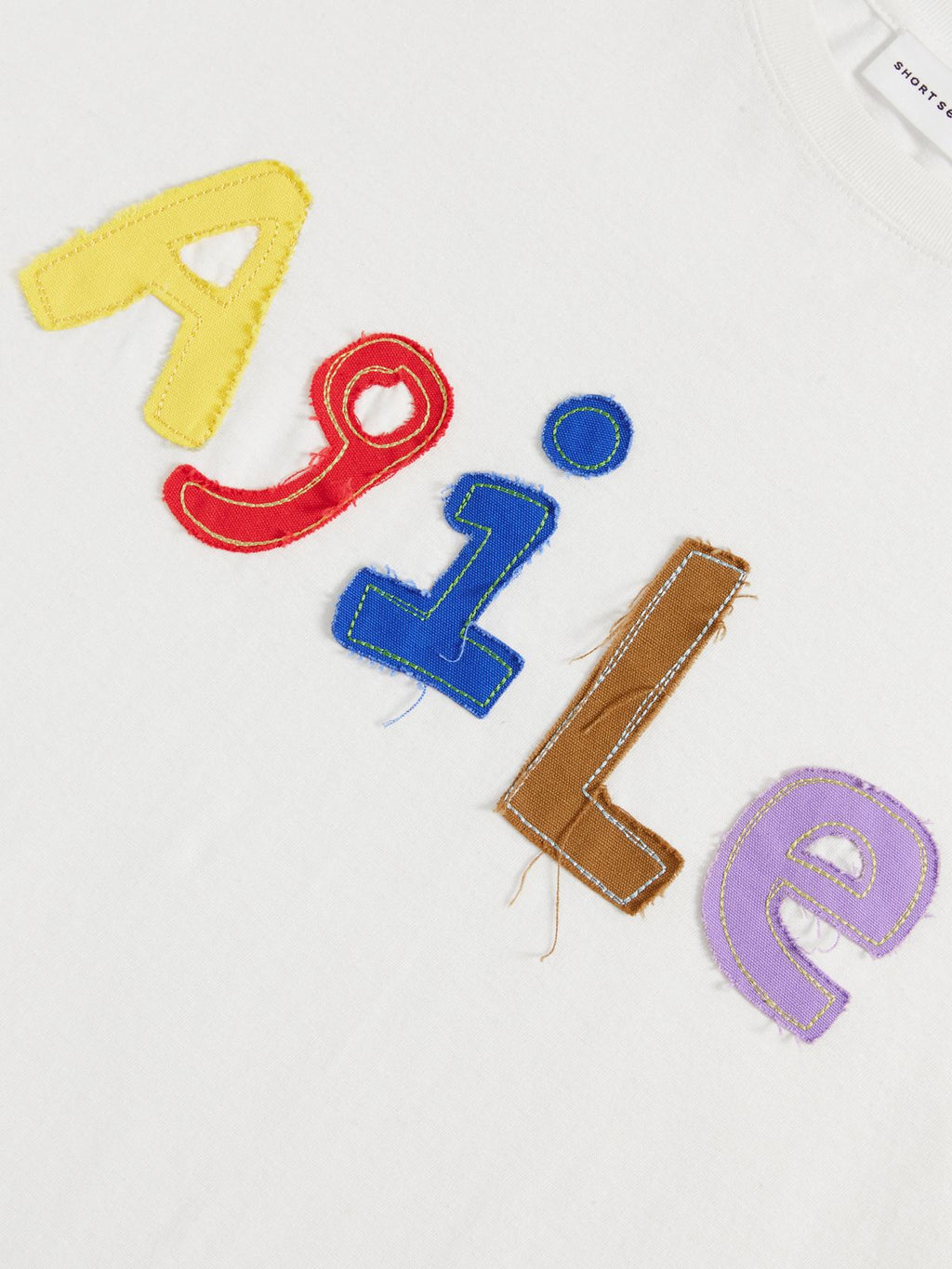 Alphabet Applique Long Sleeve Tee - 4