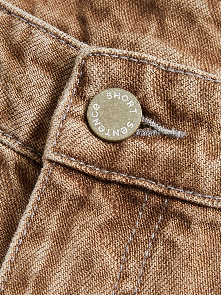 Distressed Washed Low-Rise Bootcut Jeans - 5
