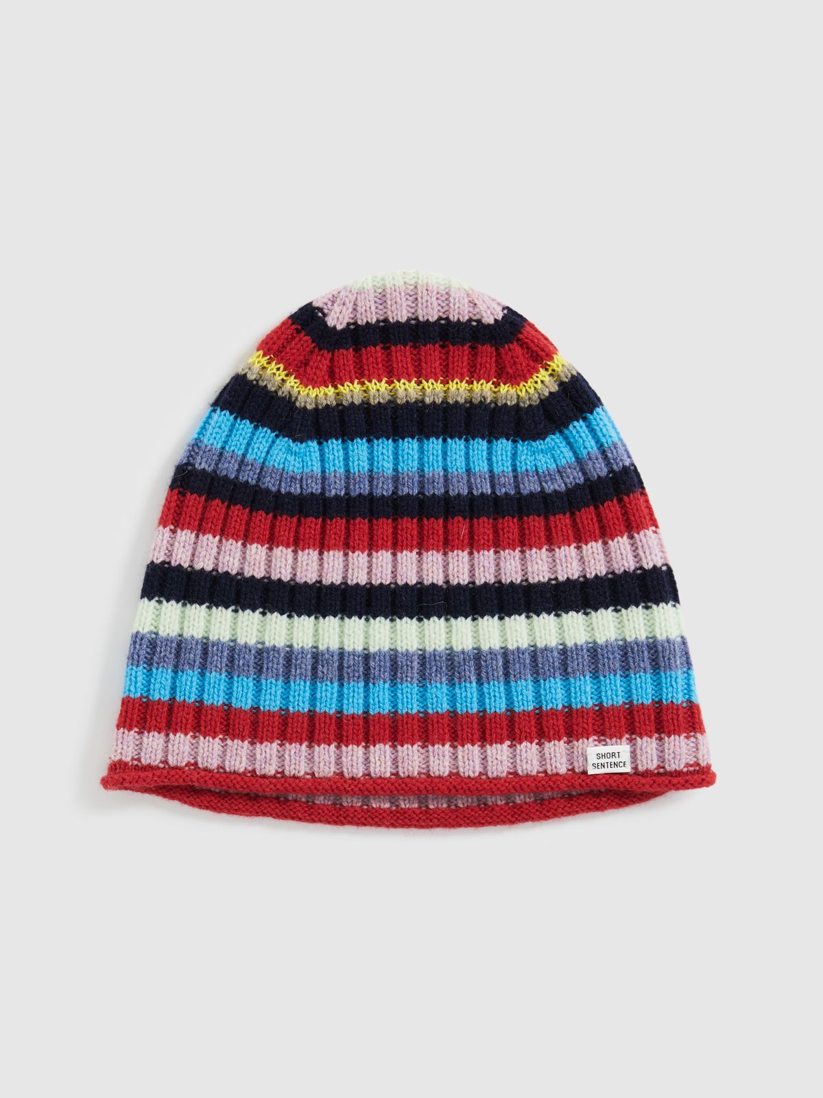 Colorful Striped Knit Hat - 6