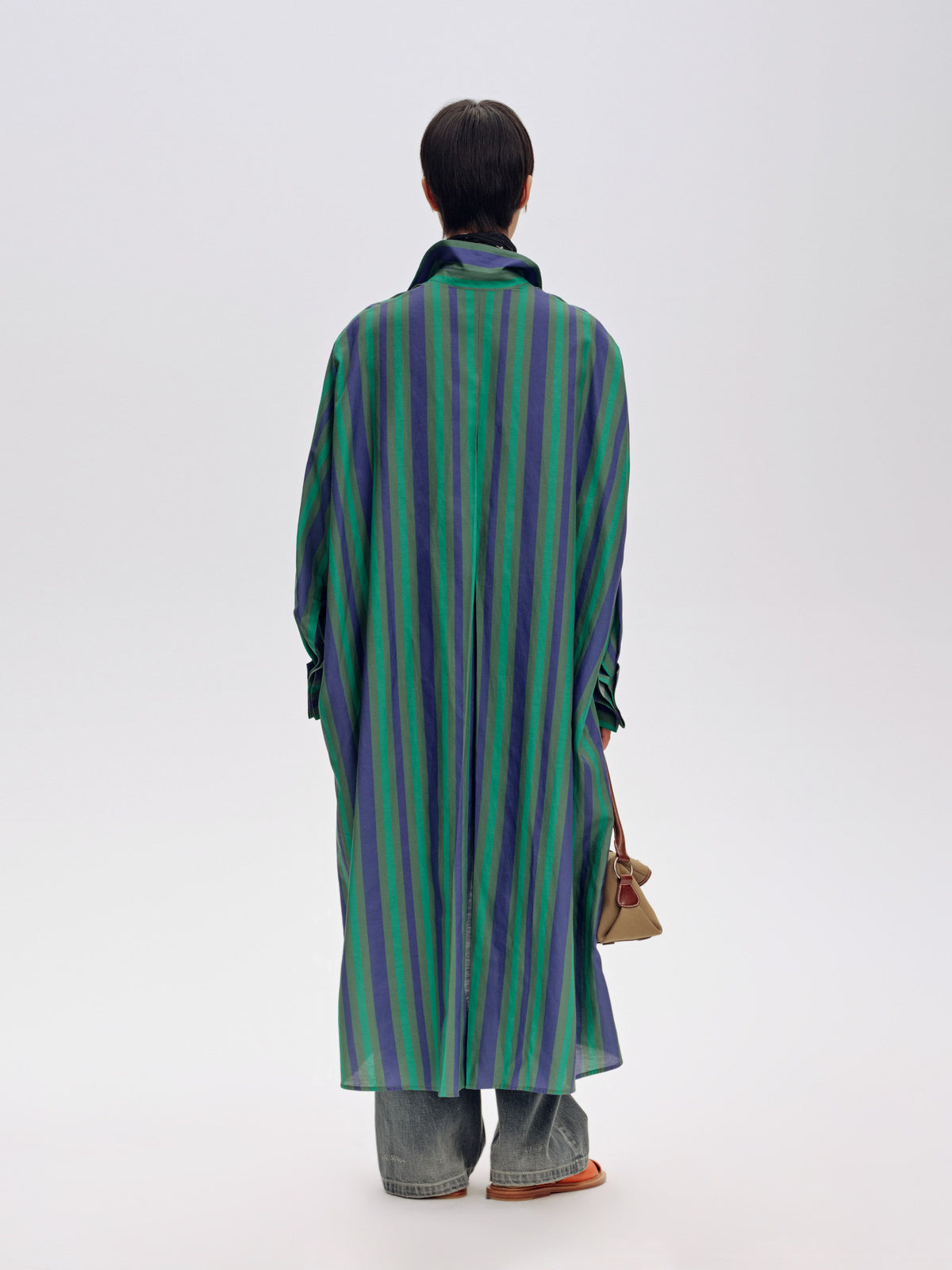 Oversized Silk-Blend Maxi Dress - 3