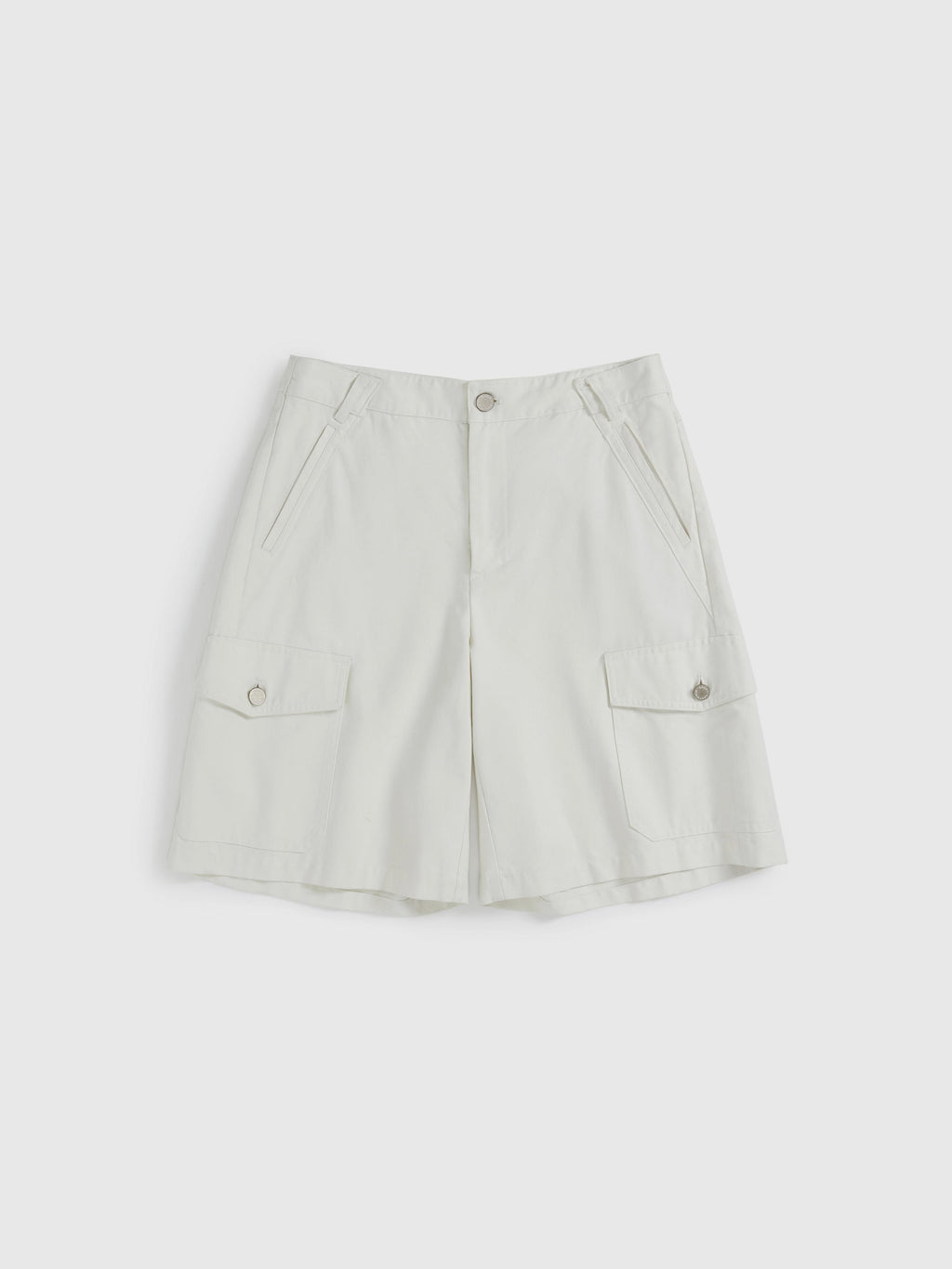 Double Waistband Cargo Shorts - 8