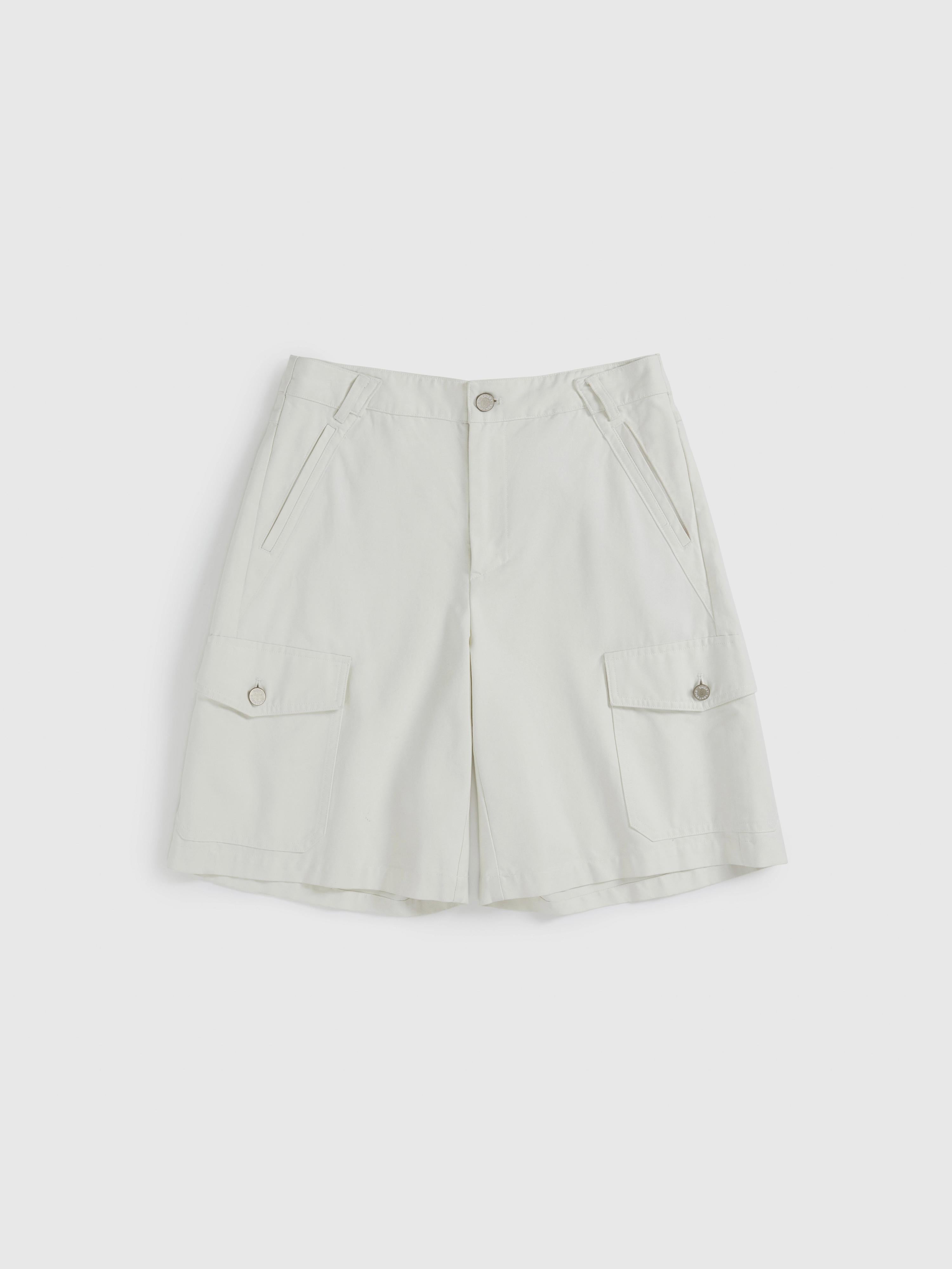 Double Waistband Cargo Shorts - 8