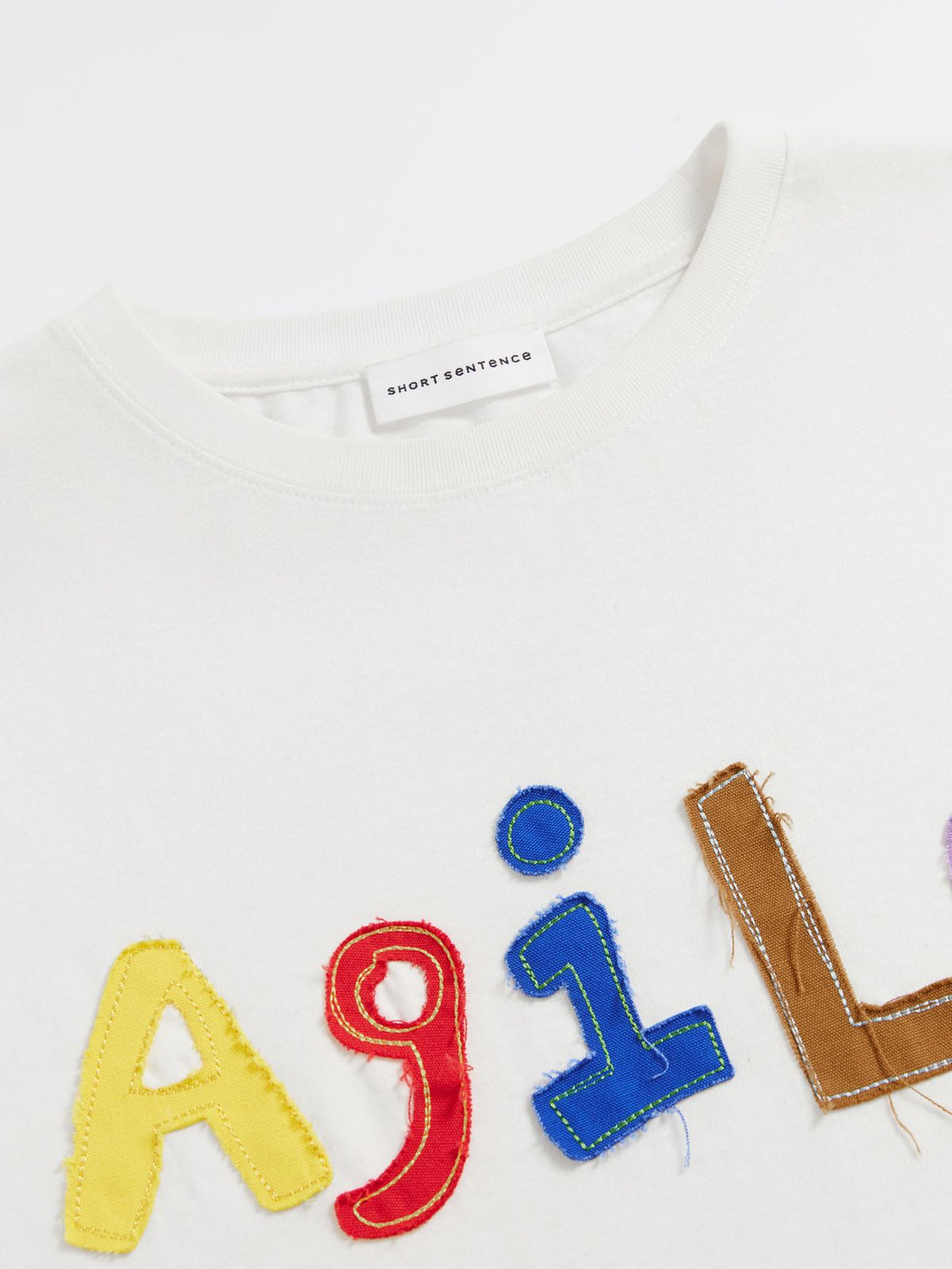 Alphabet Applique Long Sleeve Tee - 5
