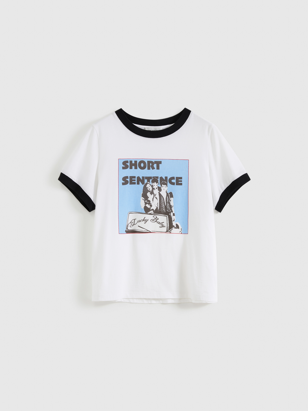 Colorblock Poster Print T-shirt - 7