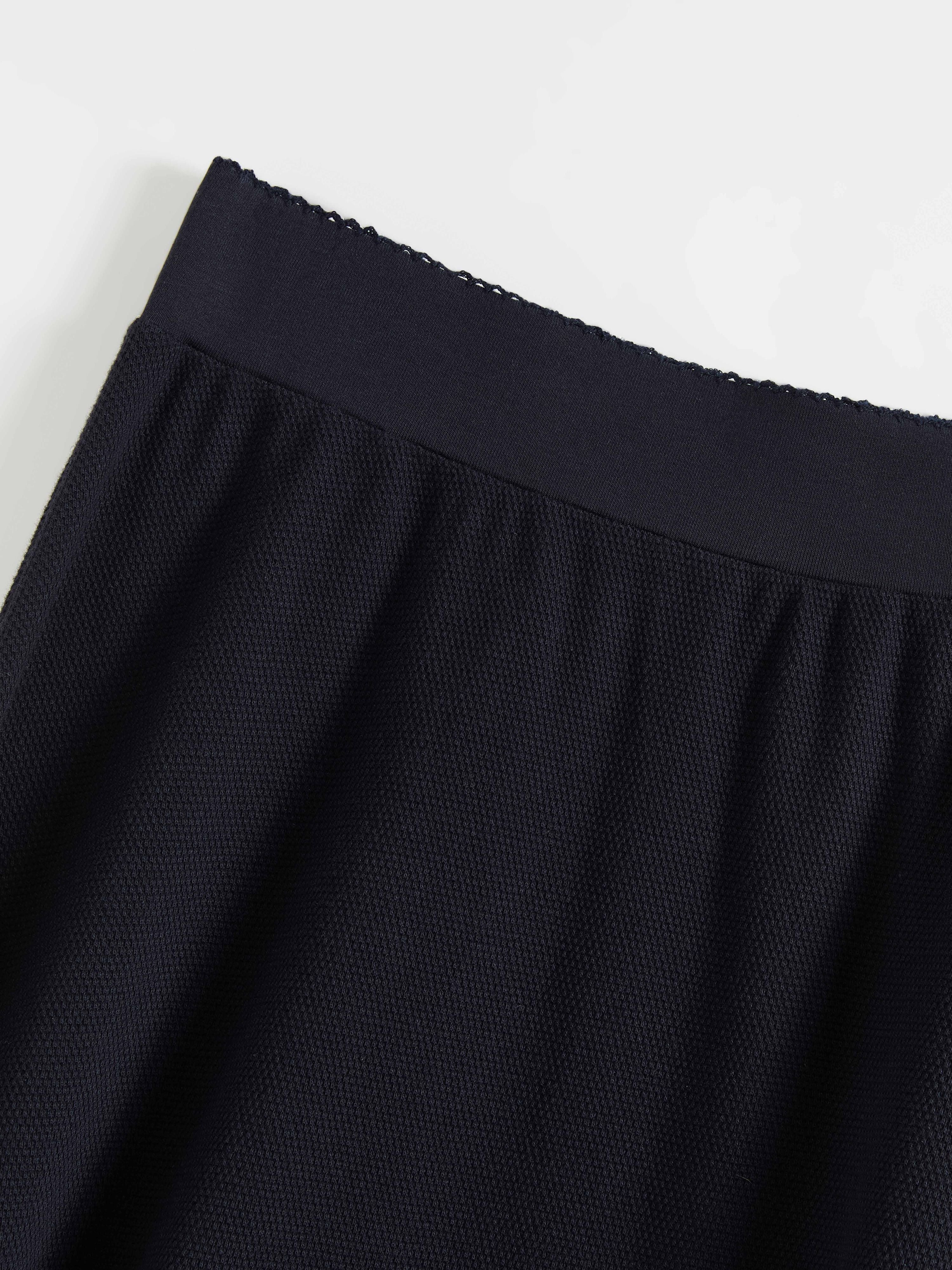 Deconstructed T-shirt Embroidered Skirt - 4