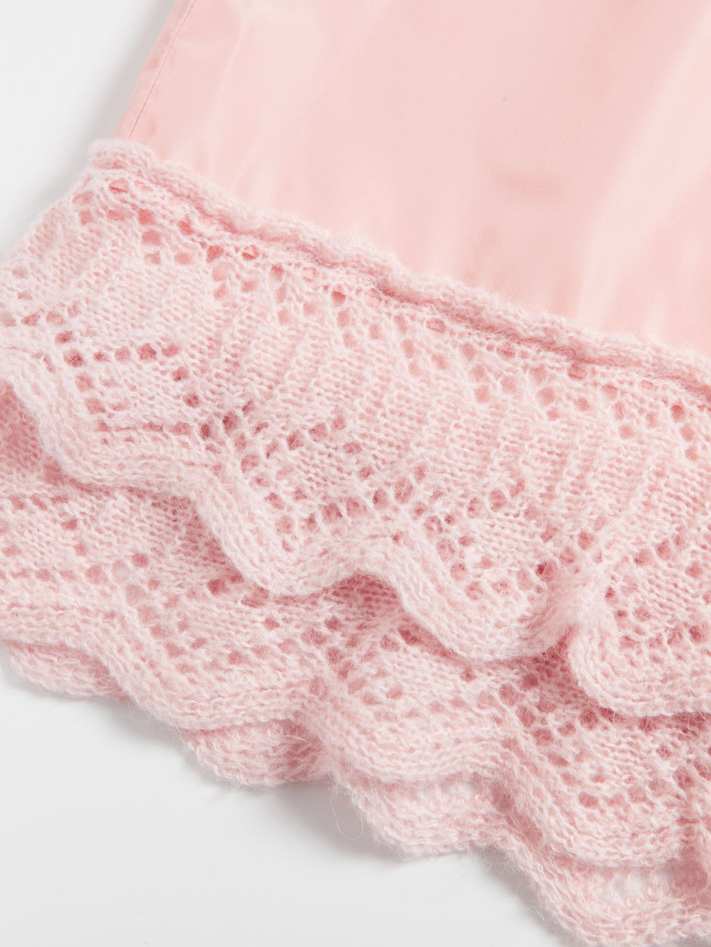 Double-Layer Lace-Trim Skirt - 5