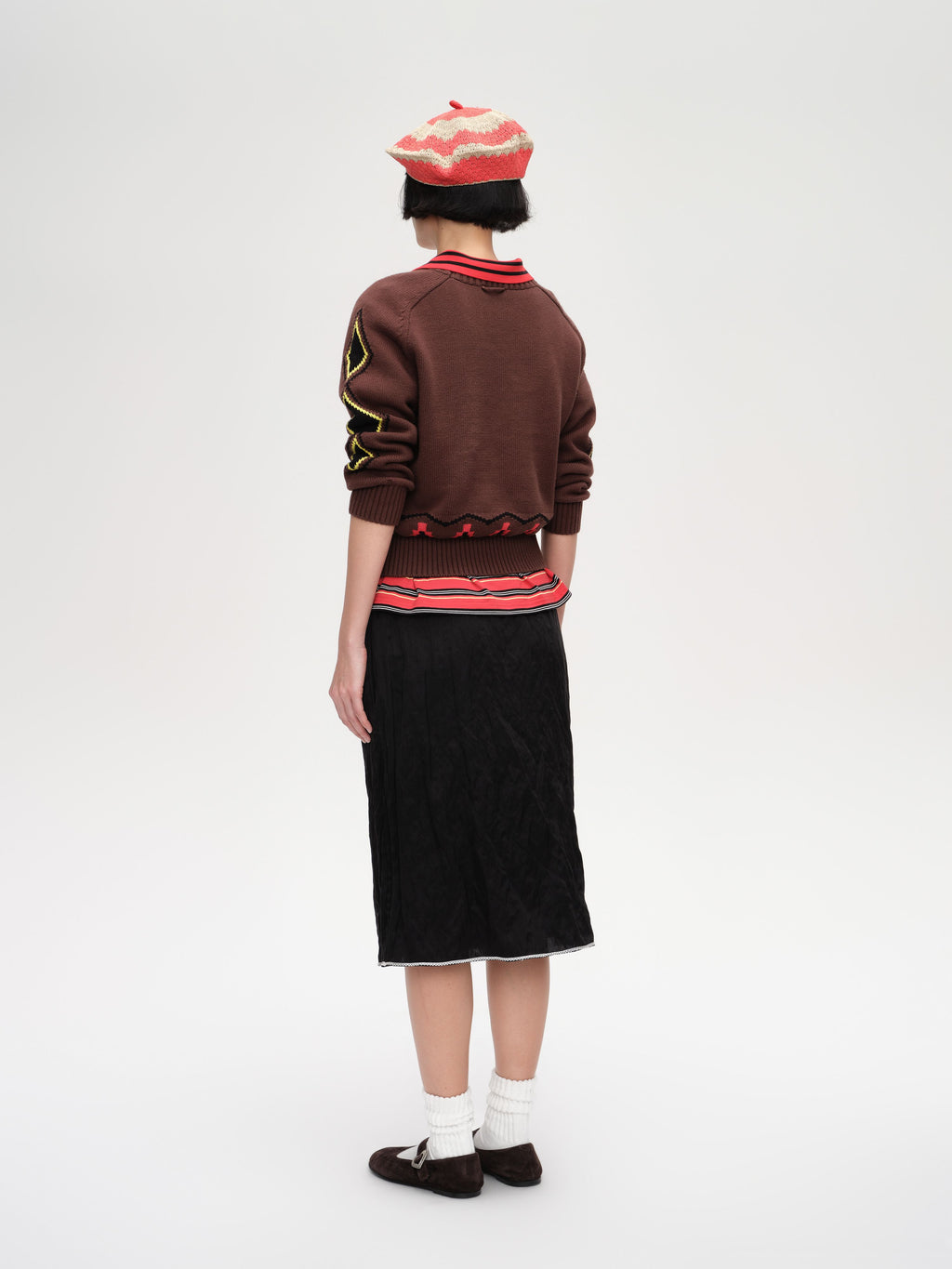Double‑Layer Midi Skirt - 4