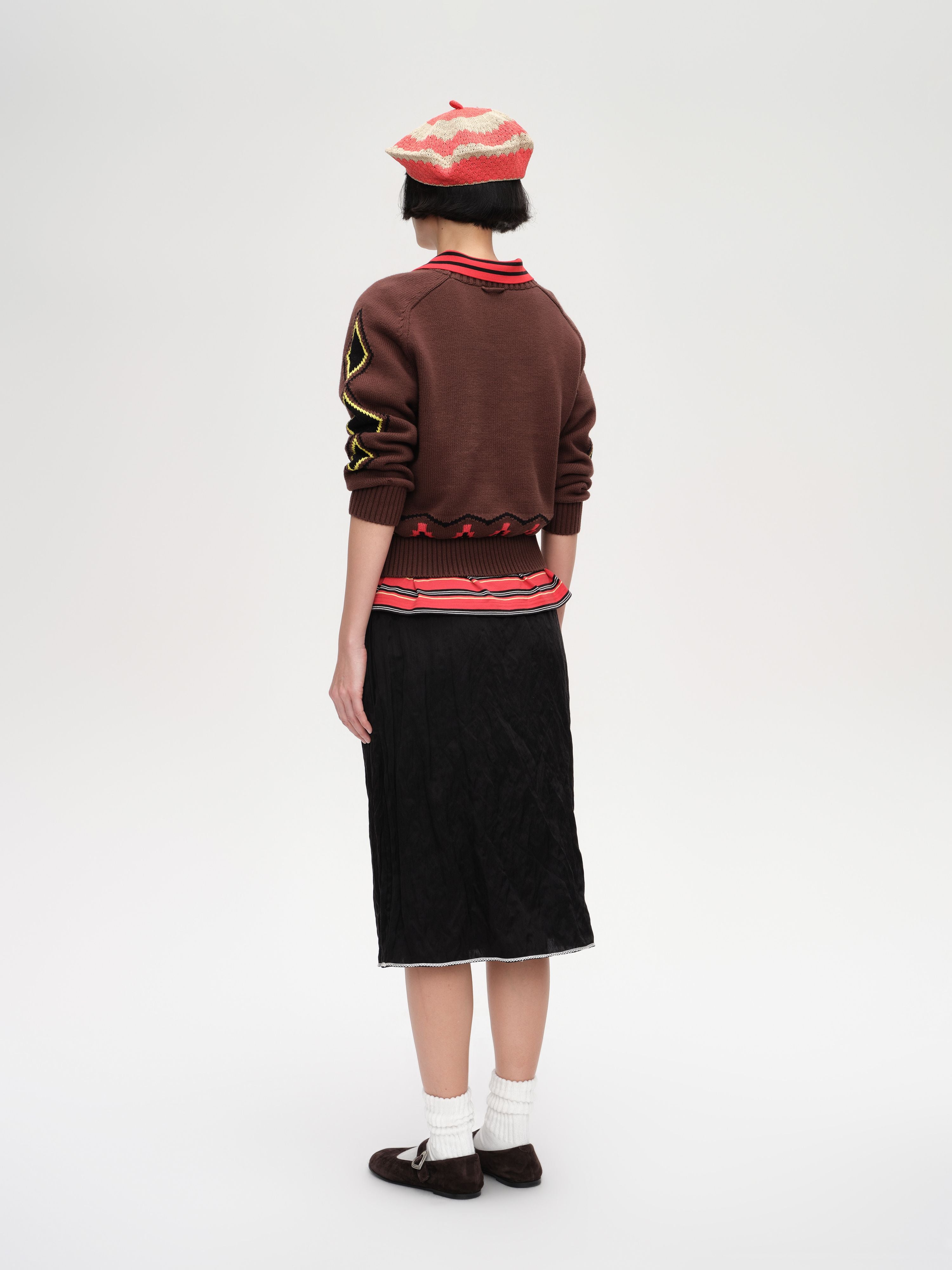 Double‑Layer Midi Skirt - 4