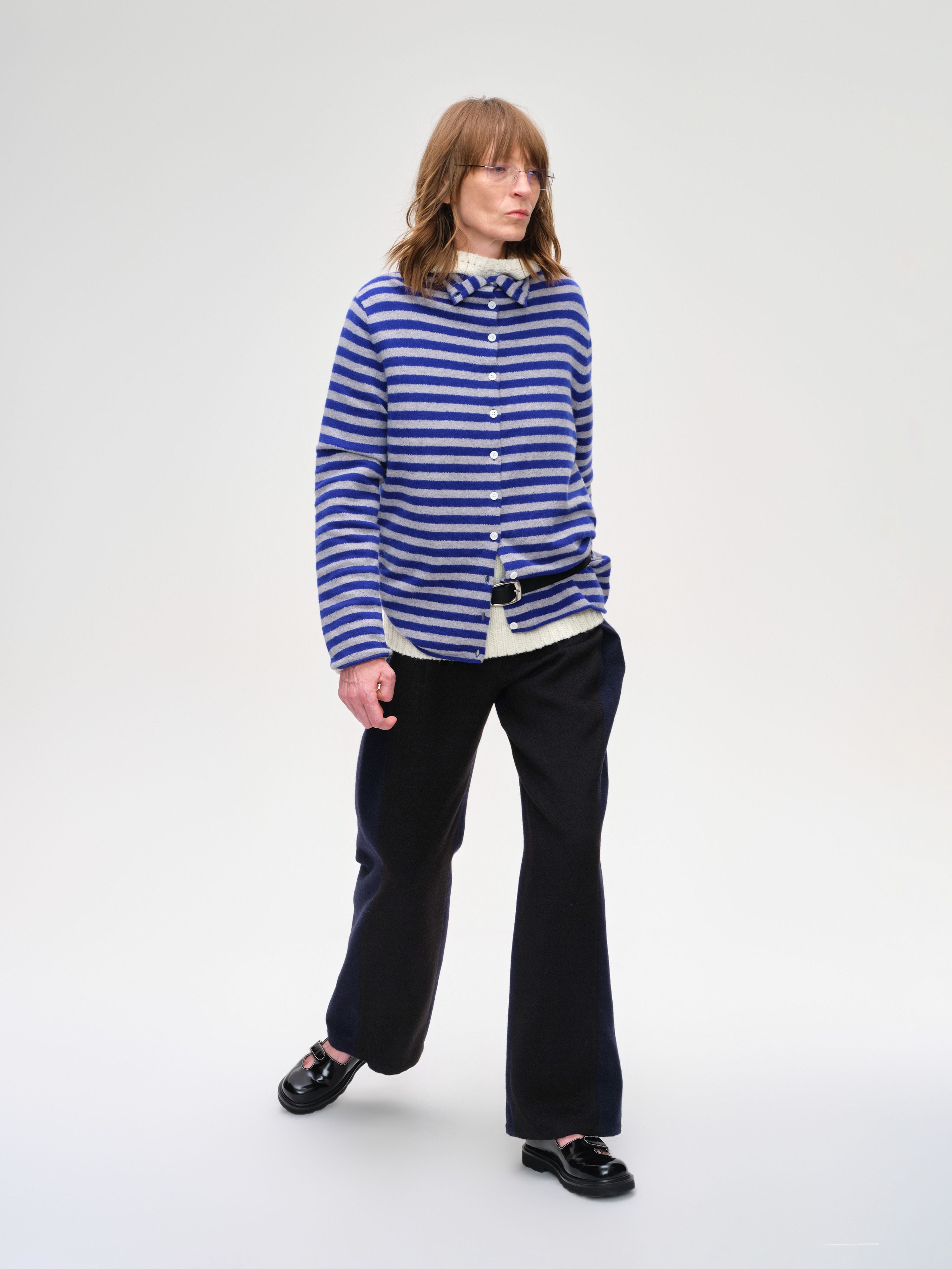 Patchwork Pleated Trousers - 2