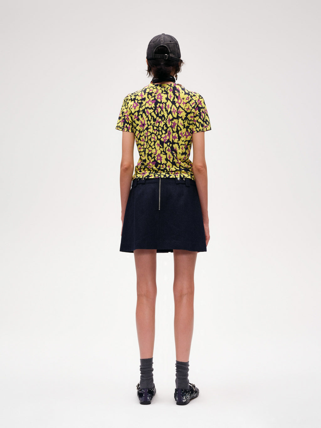 Leopard Star Print Drawstring Top - 3