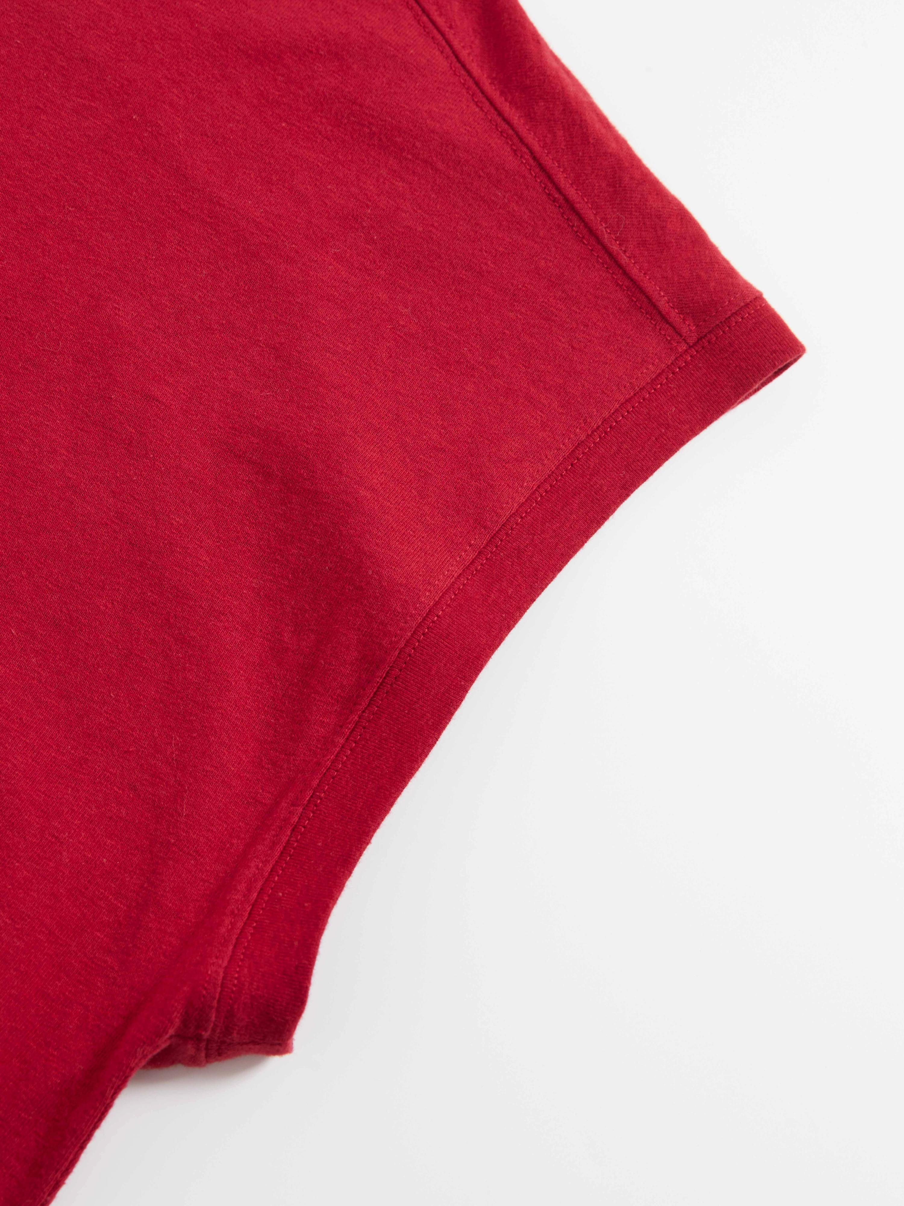 Loose Fit Embroidered T-shirt - 6
