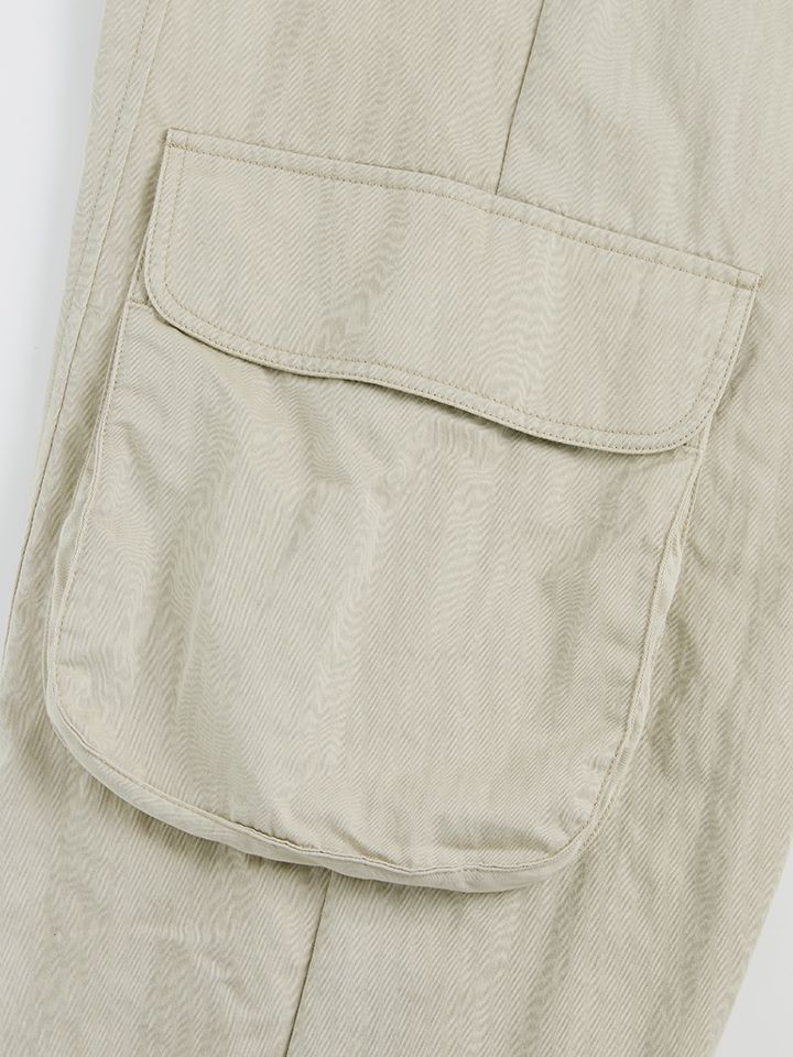 Distressed Washed Cargo Trousers - 6