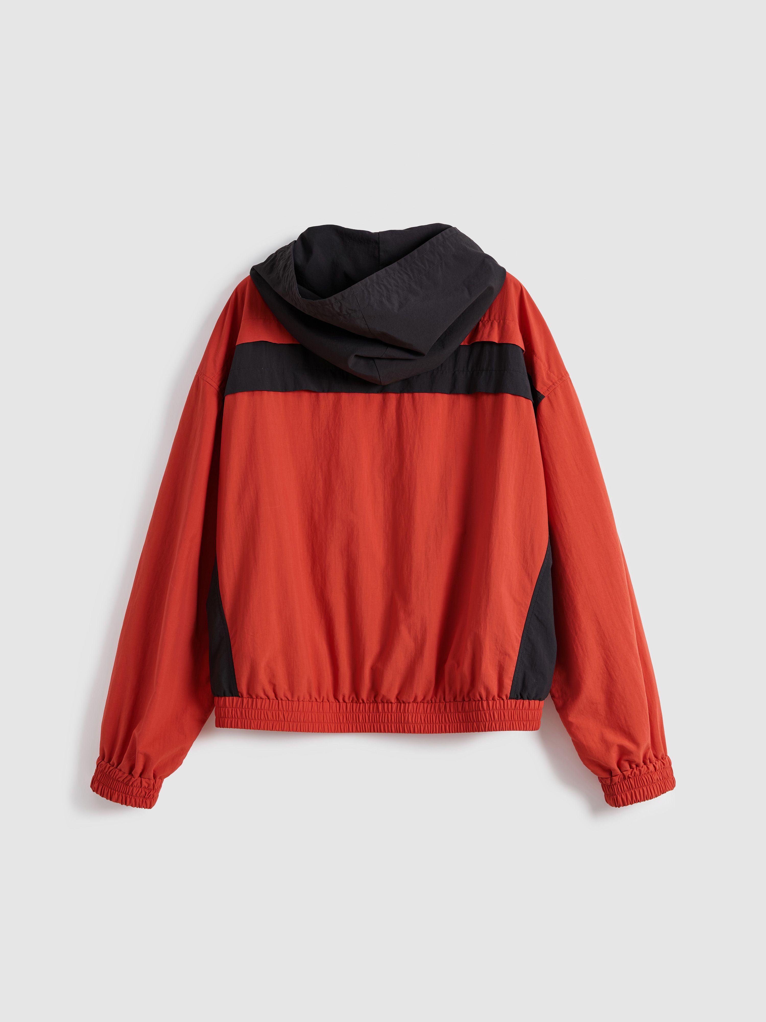 Hooded Colorblock Bomber Jacket - 9