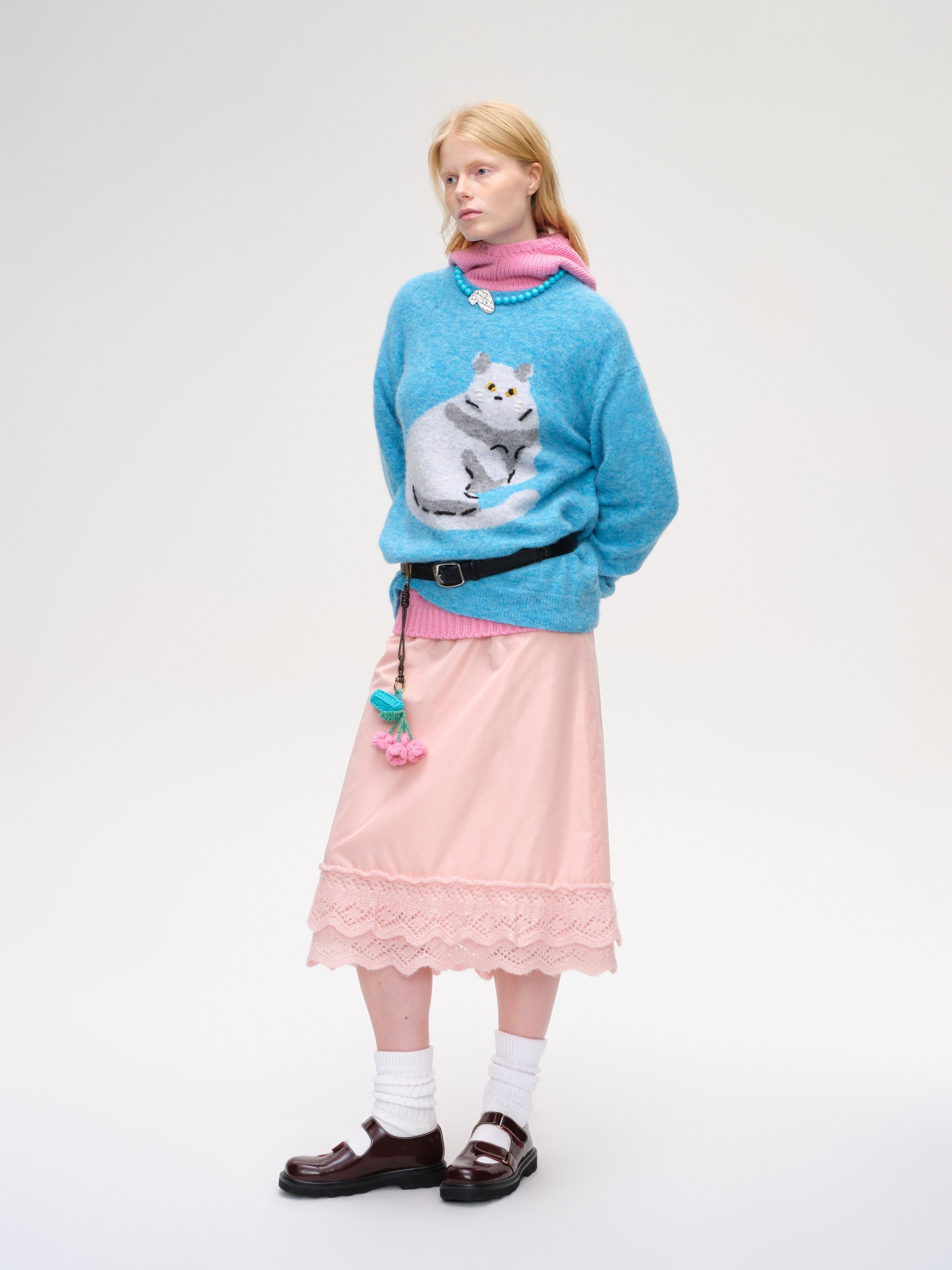Cat Jacquard Knit - 3