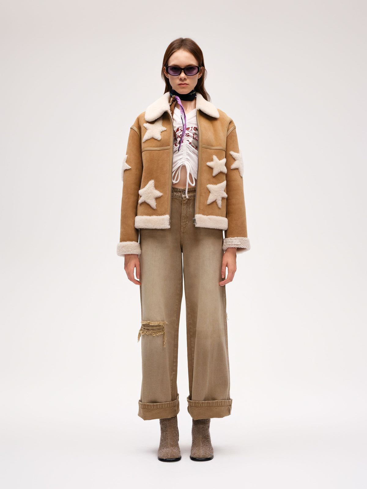 Star Shearling Jacket - 2