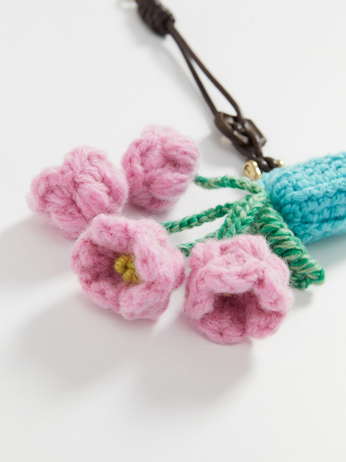 Lily of the valley Knit Pendant - 5
