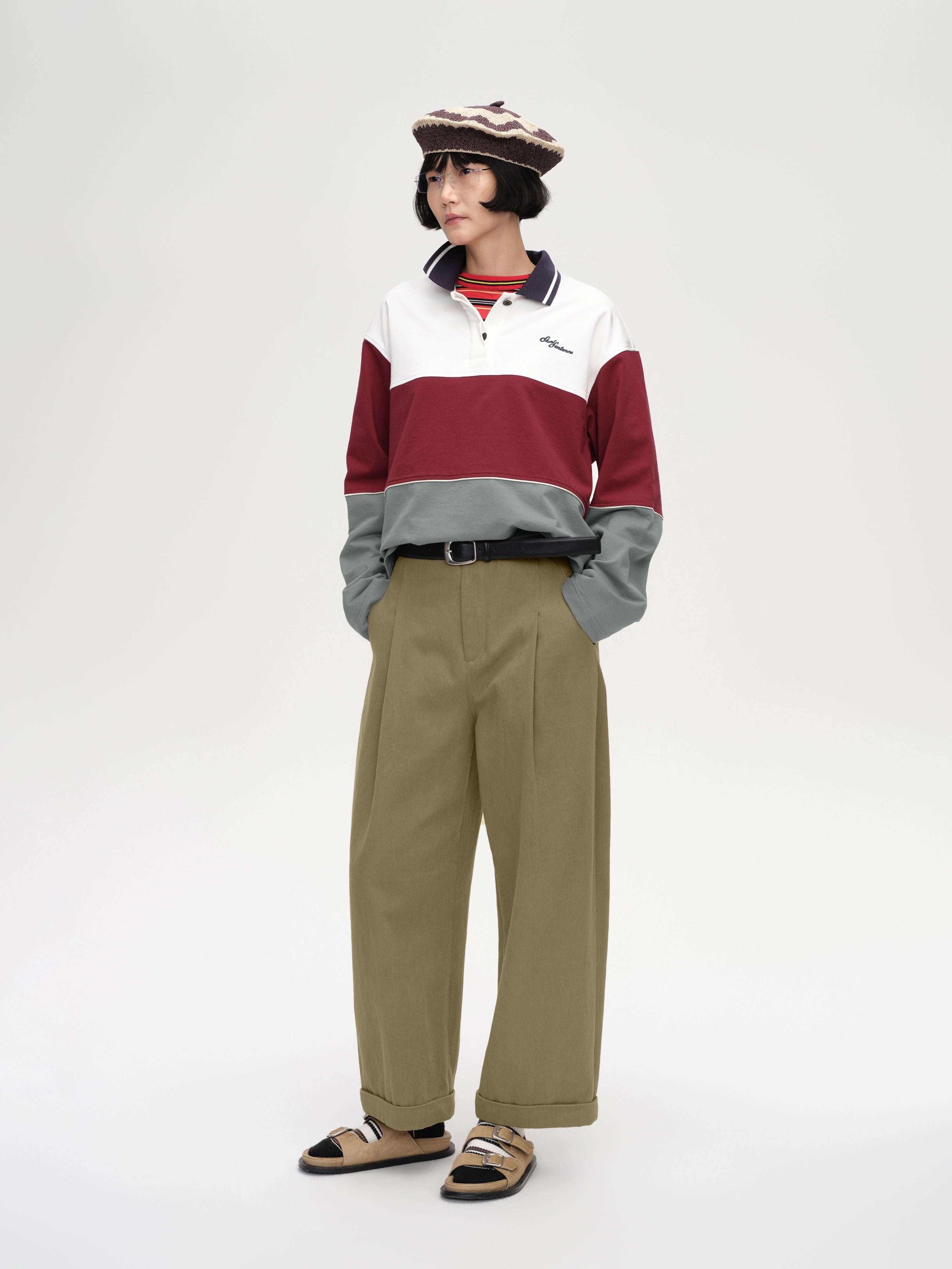 Cuffed Pleat Trousers - 3