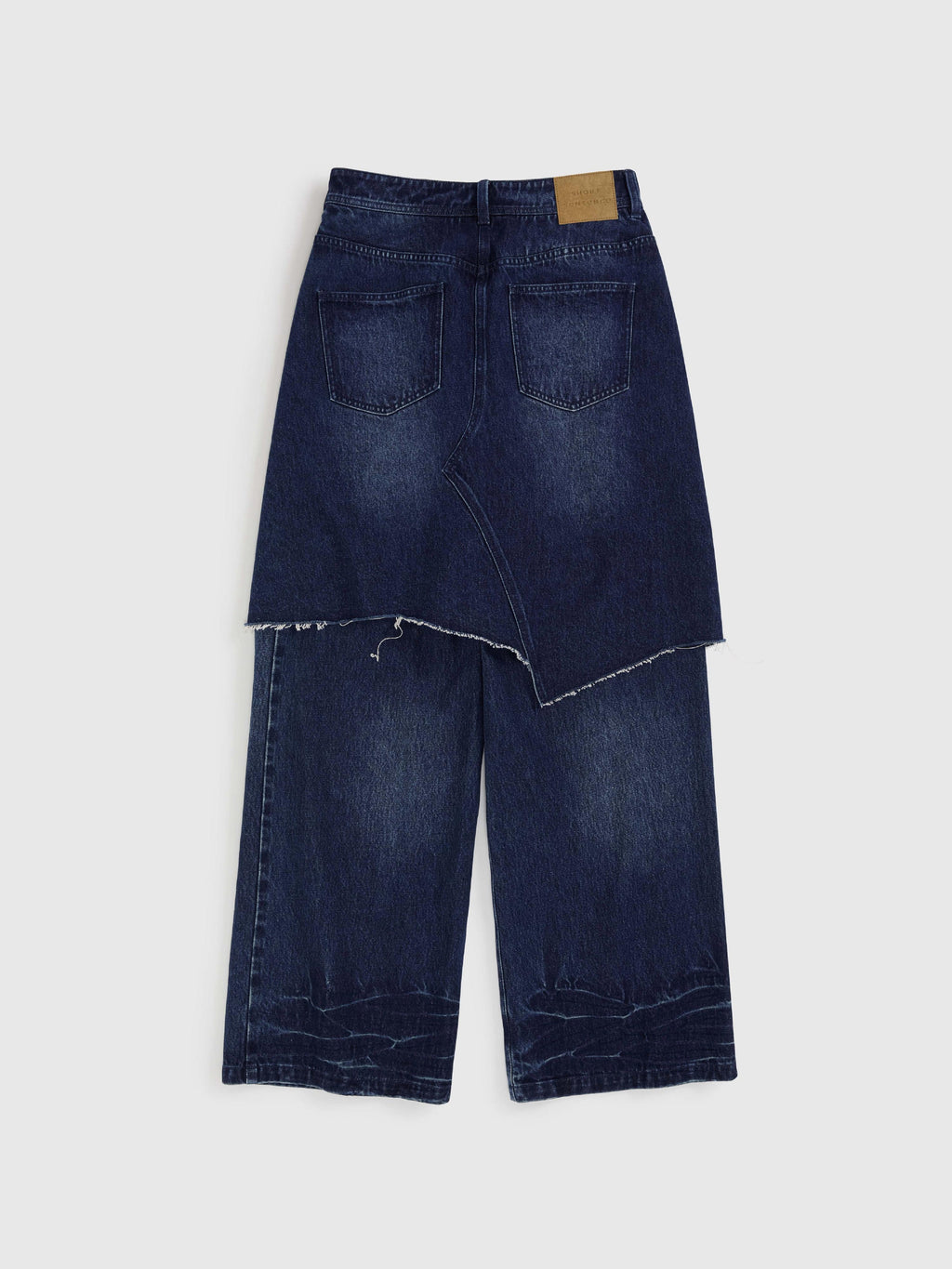 Buckled Denim Culottes - 9