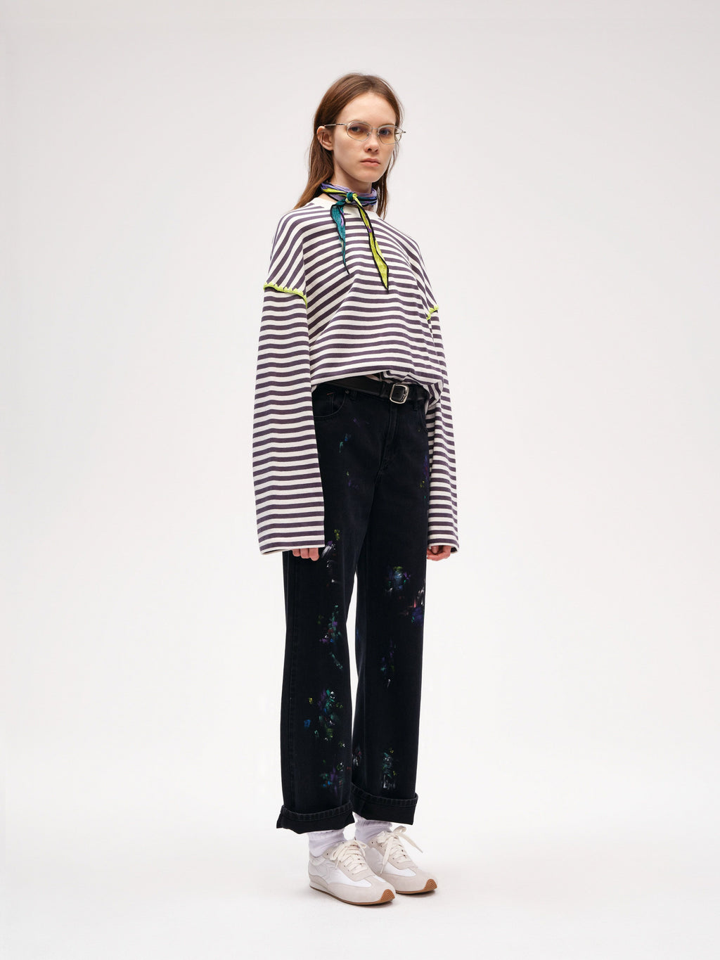 Mid-rise Straight Painter’s Jeans - 3