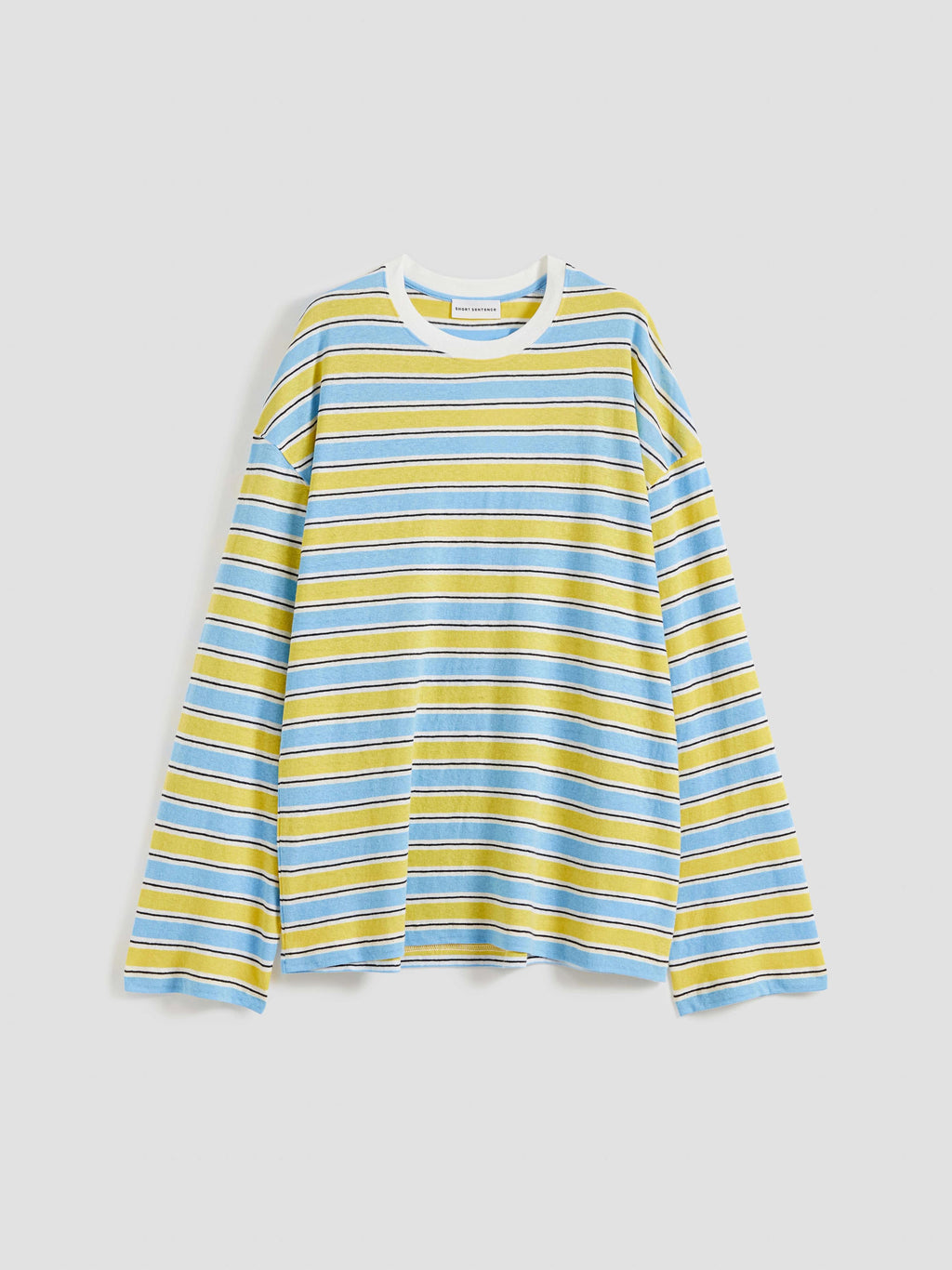 Cotton Linen Stripe Tee - 7