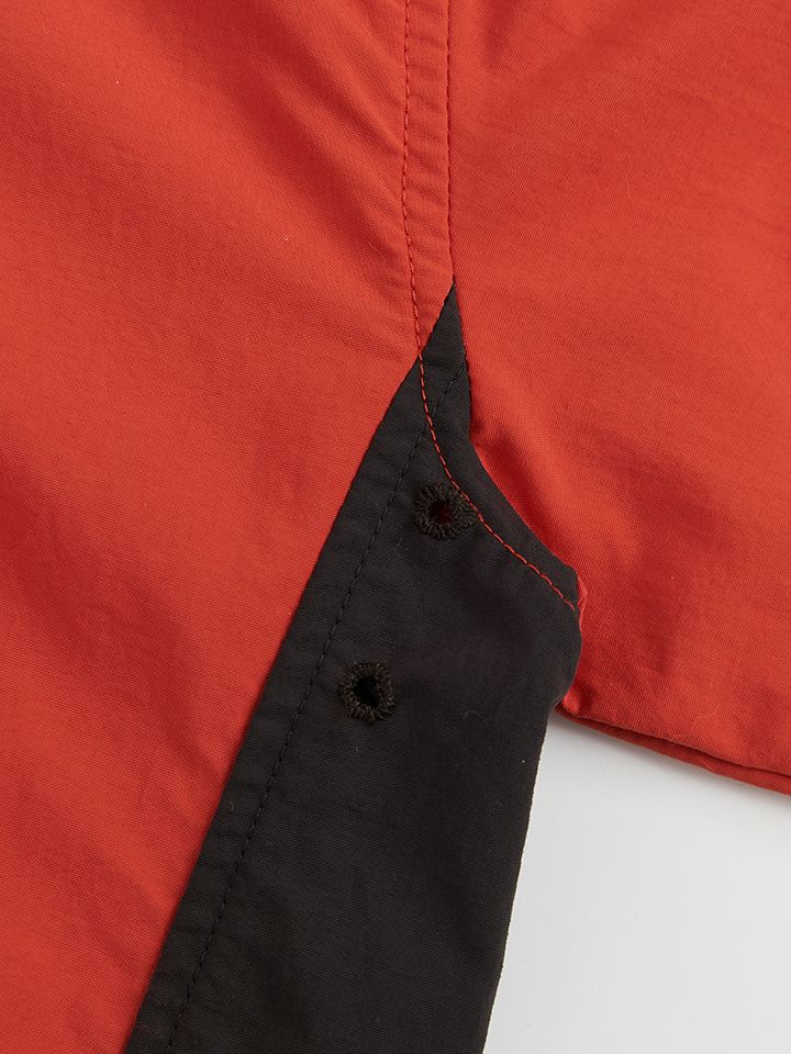 Hooded Colorblock Bomber Jacket - 7