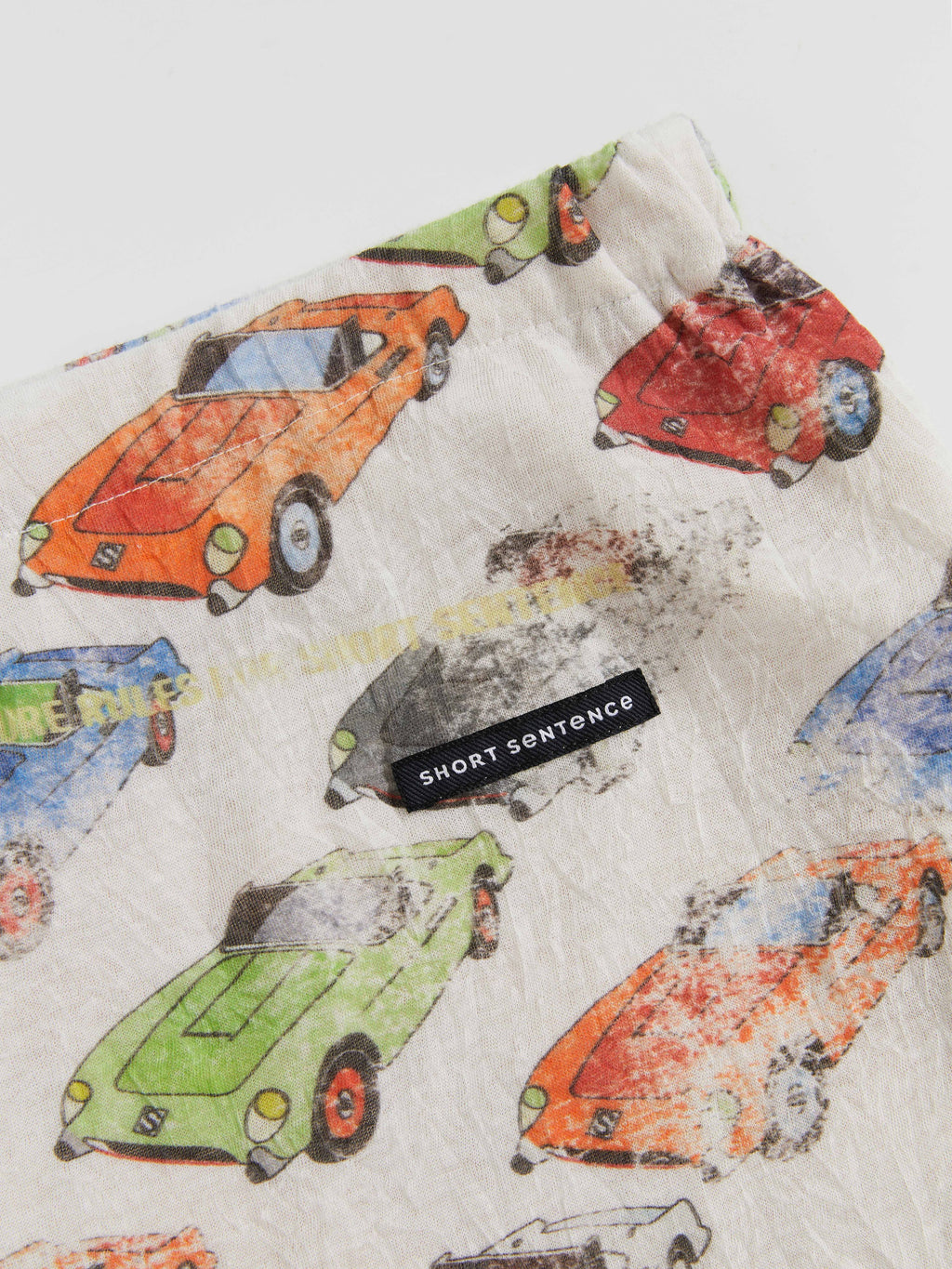 Crinkled Car‑Print Skirt - 5