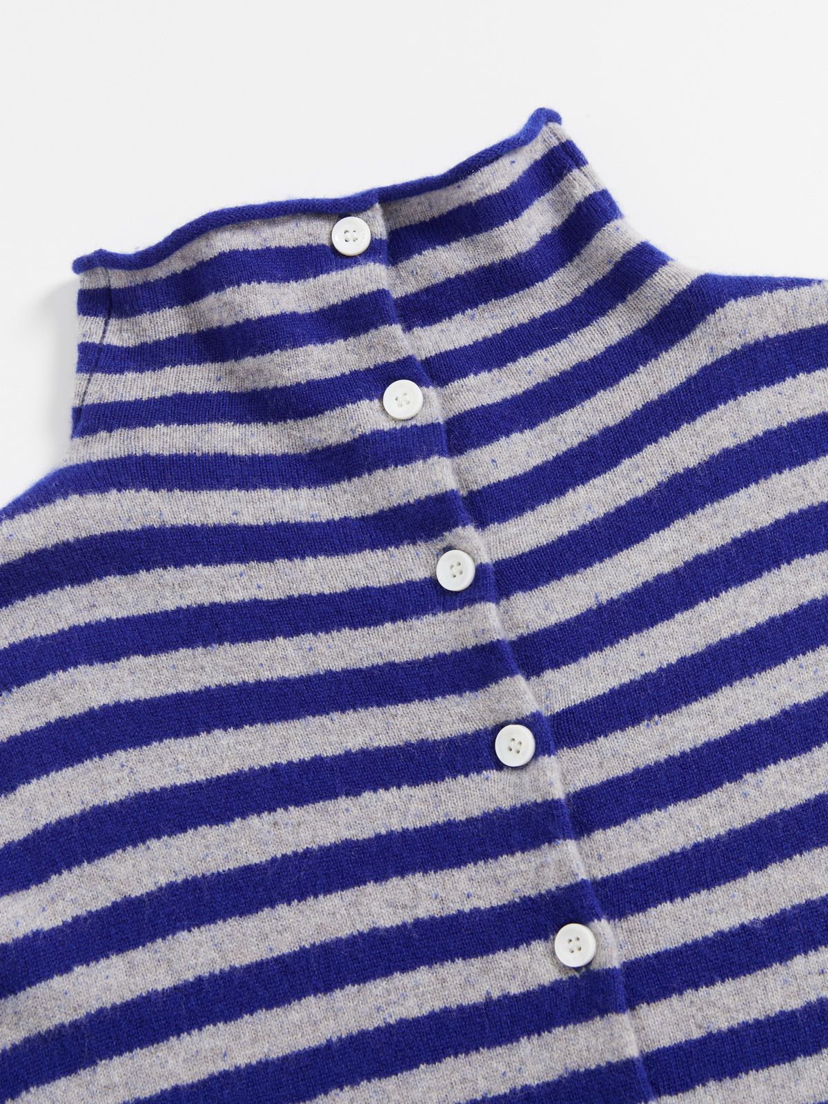 Striped Multi-Button Cardigan - 3