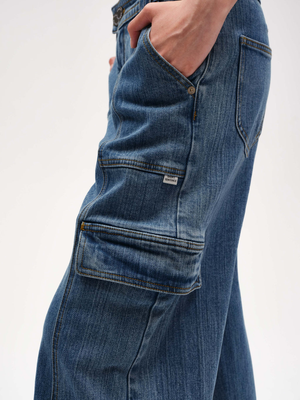 Wide-Leg Workwear Jeans - 4