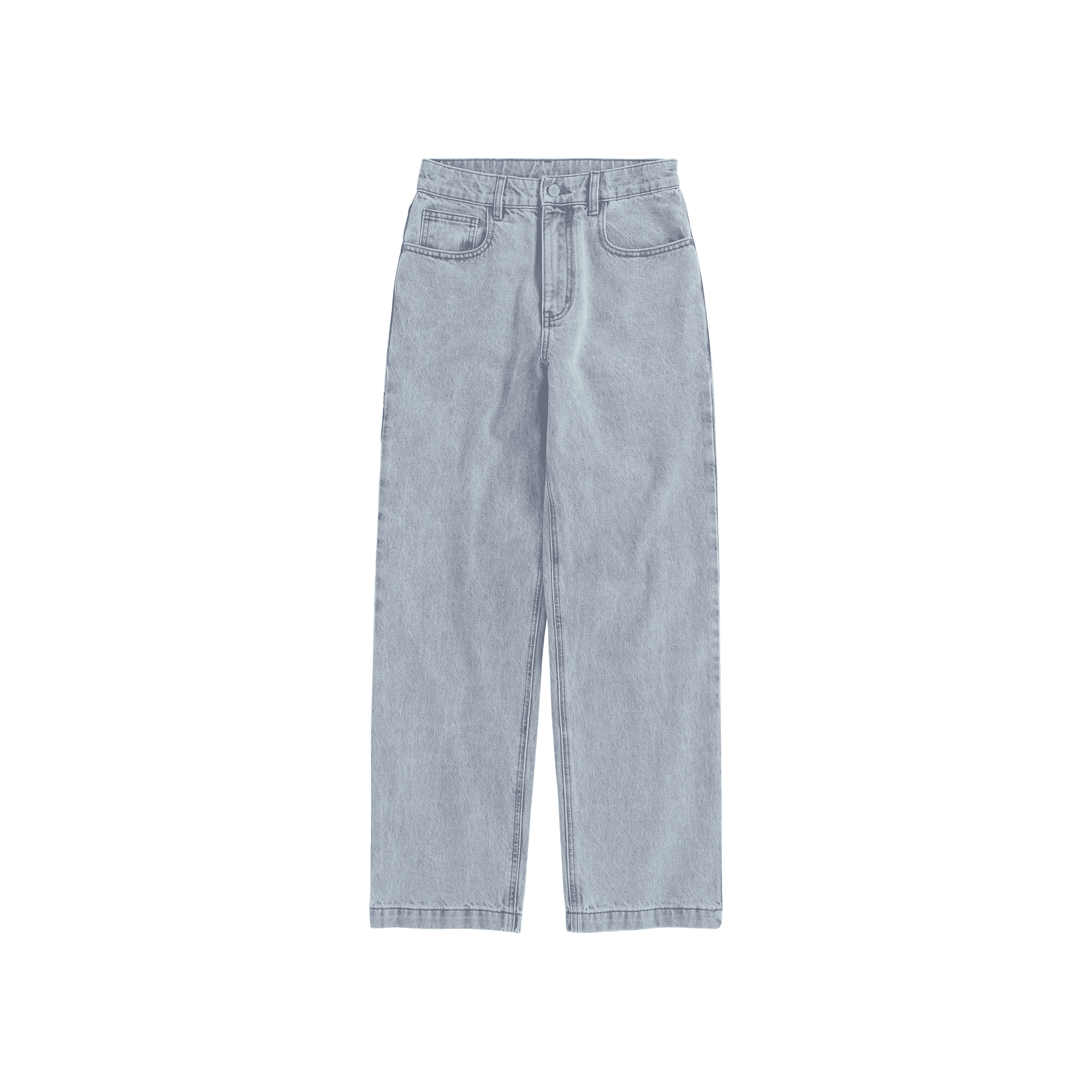 Low‑Rise Work Jeans